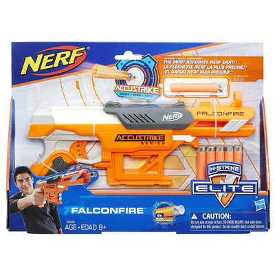 Nerf FalconFire AccuStrike Elite Blaster, Dart Storage, Includes Official AccuStrike Elite Darts Designed For Greater Accuracy, For Kids Ages 8 and up