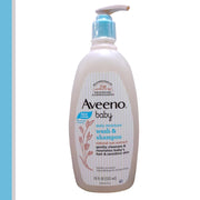 Aveeno Baby Wash & Shampoo 18 Ounce 532ML