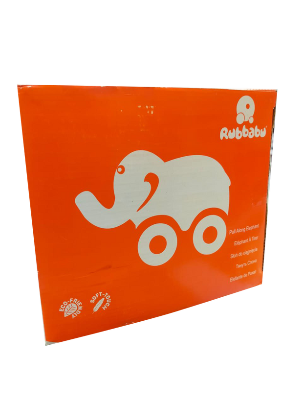 Rubbabu Pull Along   Toy - Blue