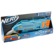 NERF Elite 2.0 Warden DB-8 Blaster, 16 Darts, Blast 2 Darts at Once, Tactical Rail for Customizing