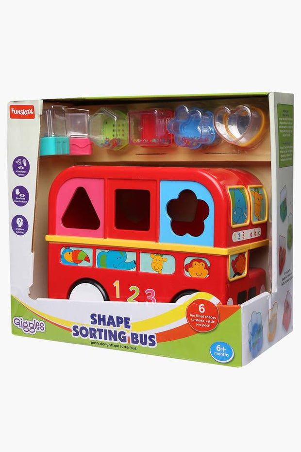 Funskool-Giggles Shape Sorting Bus  (Multicolor)