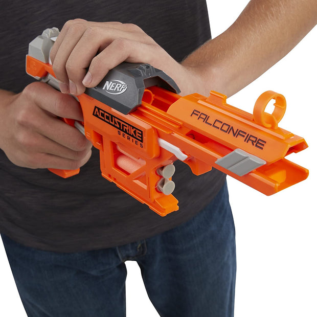 Nerf FalconFire AccuStrike Elite Blaster, Dart Storage, Includes Official AccuStrike Elite Darts Designed For Greater Accuracy, For Kids Ages 8 and up