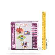 Hilifie 3-In-1 Funky Shapes Educational Hammering Bench Pack of 16- Multicolor