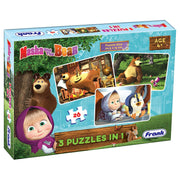 Frank Masha and the Bear 3 in 1 Puzzle