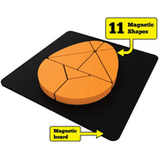 BRAIN BOOSTER USE 11 MAGNETIC SHAPE TO SOLVE 56 PUZZLES