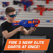 Nerf Trilogy DS-15 N-Strike Elite Toy Blaster with 15 Foam Darts, 5 Shells (Multicolour)