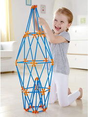 Hape - E5566 Flexi Stix Stem Building Multi-Tower Kit Bamboo Sticks Toys