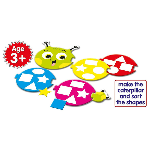 Frank Sorting Caterpillar Puzzle Multicolor - 32 Pieces