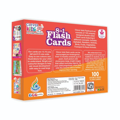 8 in 1 Flash Cards