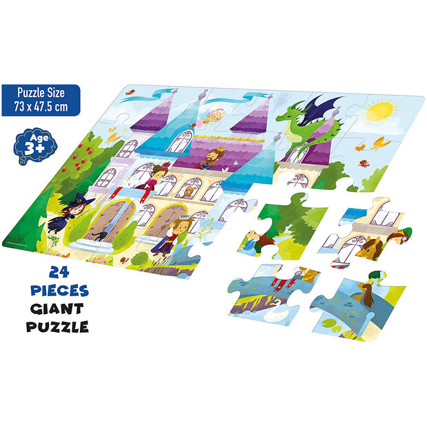 Frank Fairytale Castle Giant Floor Puzzle  (24 Pieces)