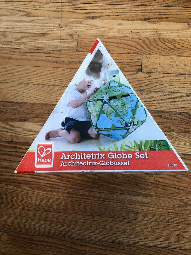 Hape Bamboo Globe Architetrix Set