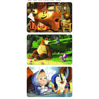 Frank Masha and the Bear 3 in 1 Puzzle