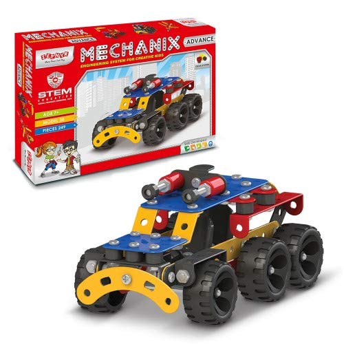 MECHANIX Metal, Plastic, And Rubber Mechanix Advance Series, Multicolor, 7+ Years, 249 Pieces