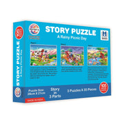 Ratna's Story Puzzle a Rainy Picnic Day