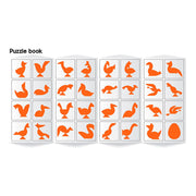 BRAIN BOOSTER USE 11 MAGNETIC SHAPE TO SOLVE 56 PUZZLES