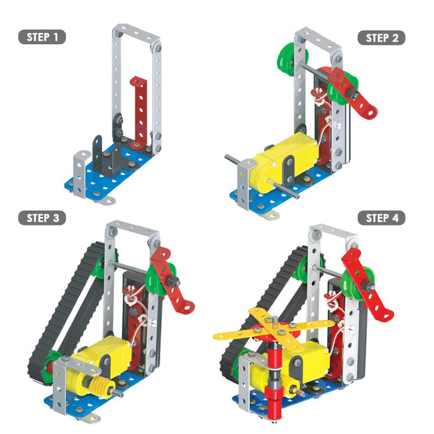 Mechanix Robotix-2 , Motorized Educational Toy, Building Blocks, Construction Set, for 6+ yrs Boys and Girls