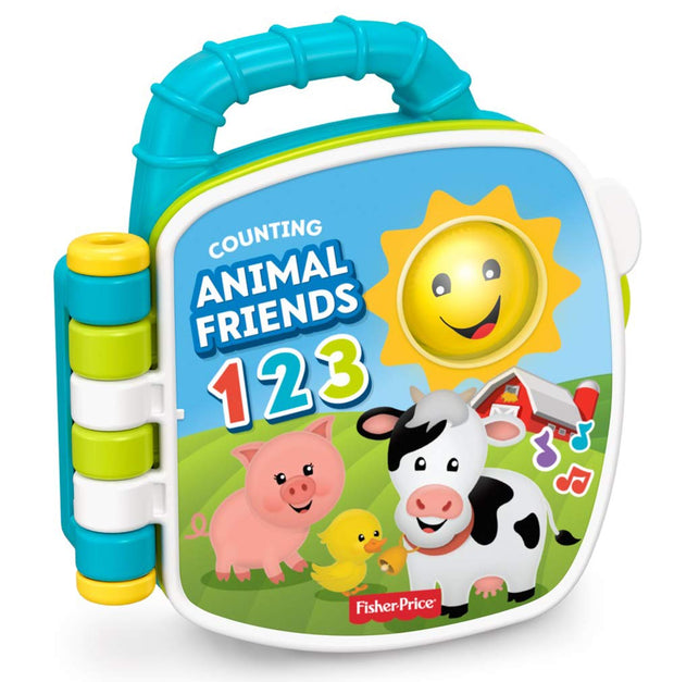 Fisher-Price Plastic Laugh & Learn Counting Animal Friends Book, Multicolor