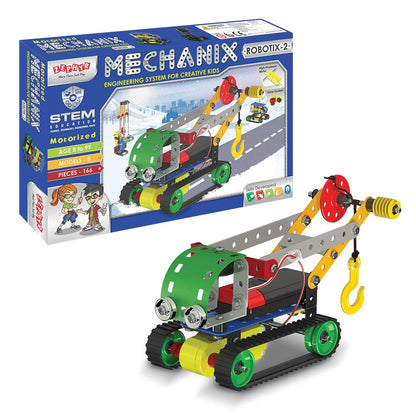 Mechanix Robotix-2 , Motorized Educational Toy, Building Blocks, Construction Set, for 6+ yrs Boys and Girls