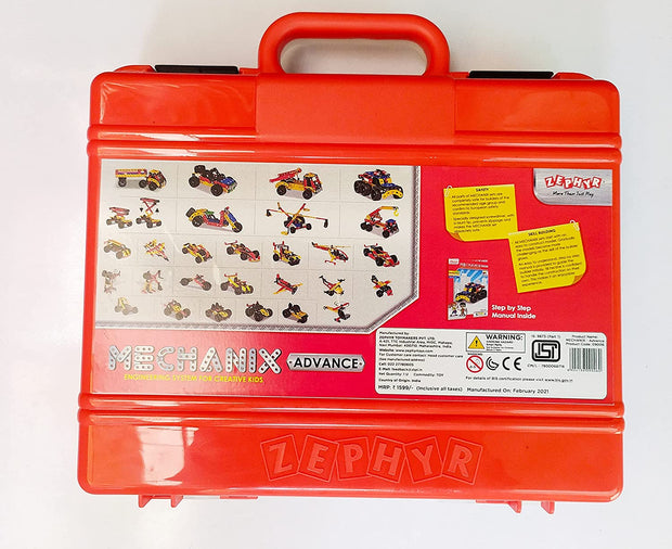 MECHANIX Metal, Plastic, And Rubber Mechanix Advance Series, Multicolor, 7+ Years, 249 Pieces