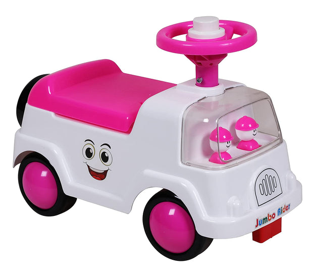 Mothertouch Jumbo Rider Ride On for Infants and Kids (Pink)