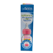 Dr. Brown's Natural Flow Options Anti colic Bottle (8 oz /250 Ml, PINK)
