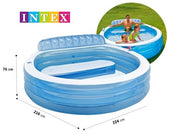 Intex 57190 Portable Swimming Pool Tub Family Lounge Pool Tub